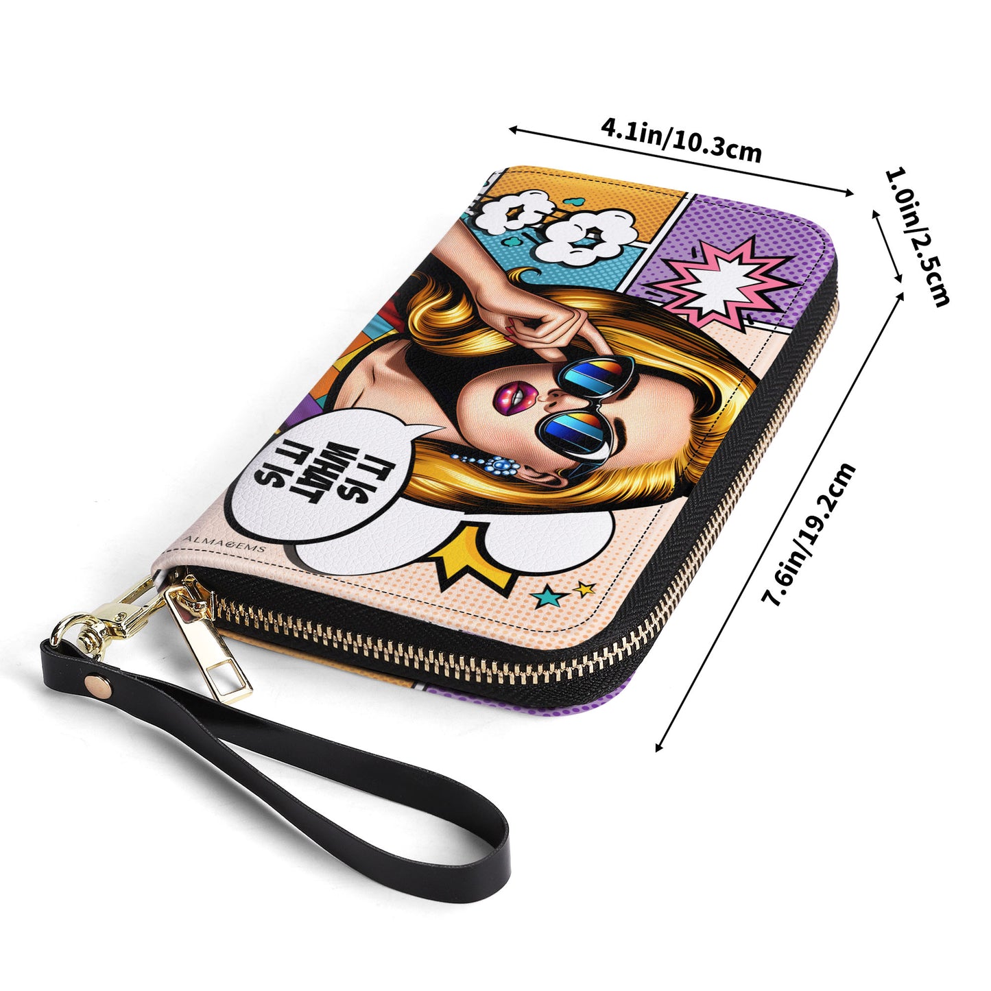 Es lo que es - Cartera de piel para mujer - DB21WL