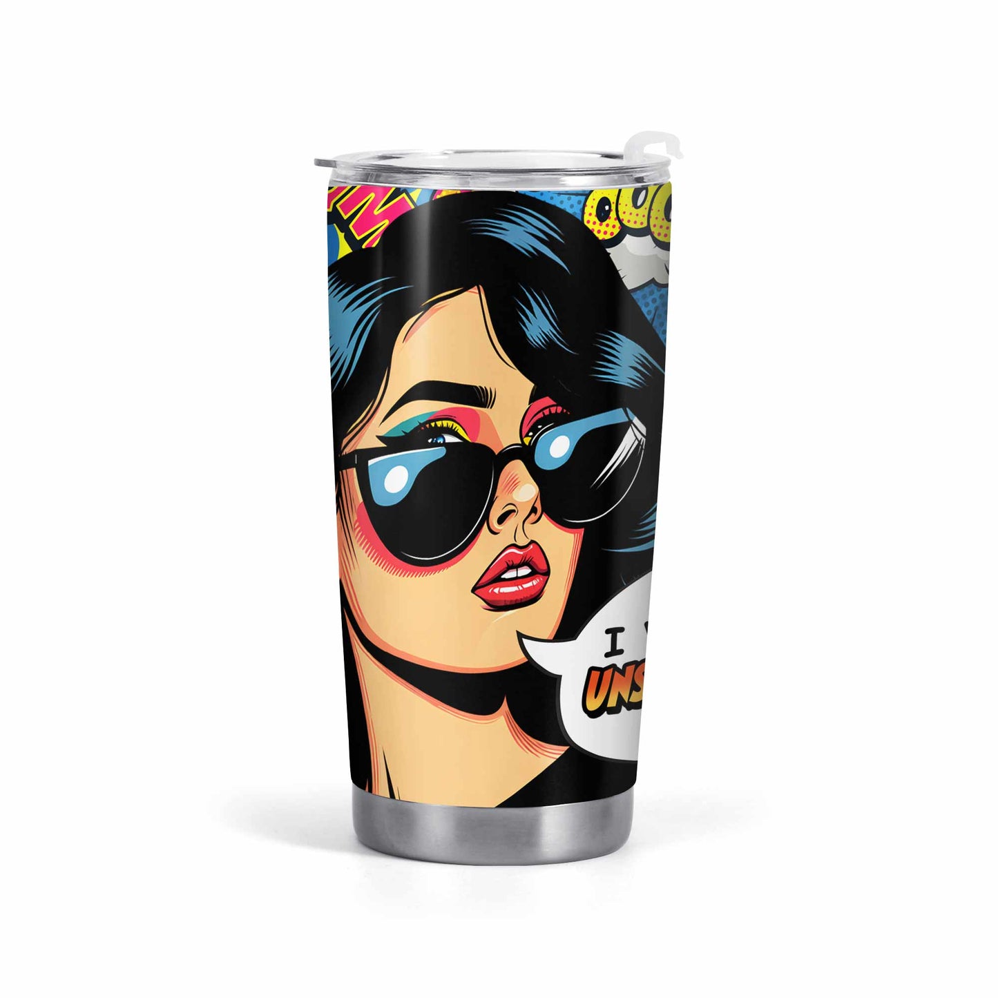 J'ai été laissé sans surveillance - Gobelet personnalisé en acier inoxydable 20 oz 30 oz - DB22TB