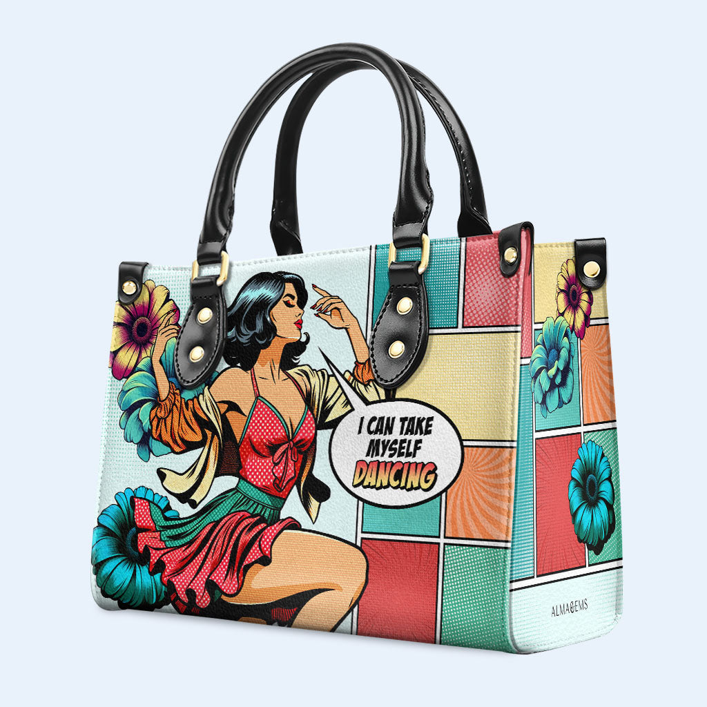 Je peux m'emmener danser - Sac à main en cuir personnalisé - DB23
