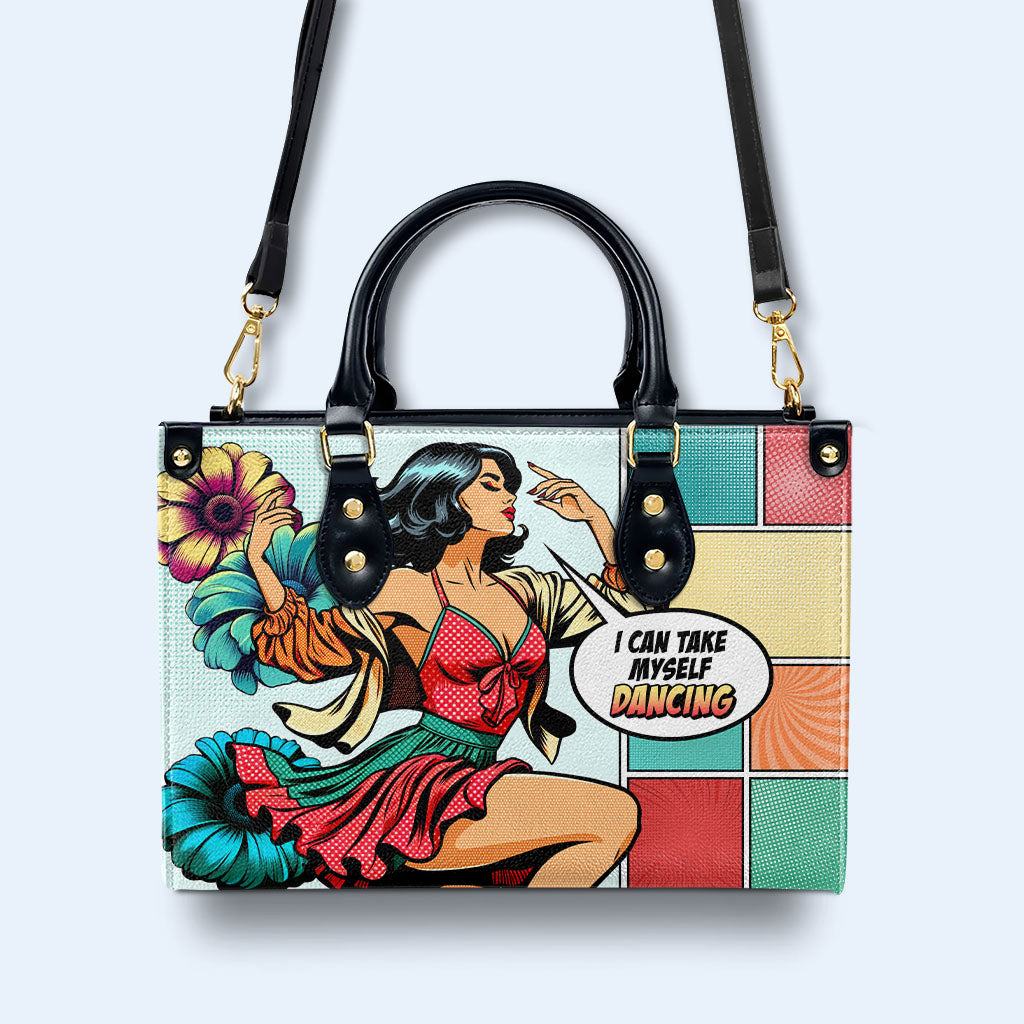 Je peux m'emmener danser - Sac à main en cuir personnalisé - DB23