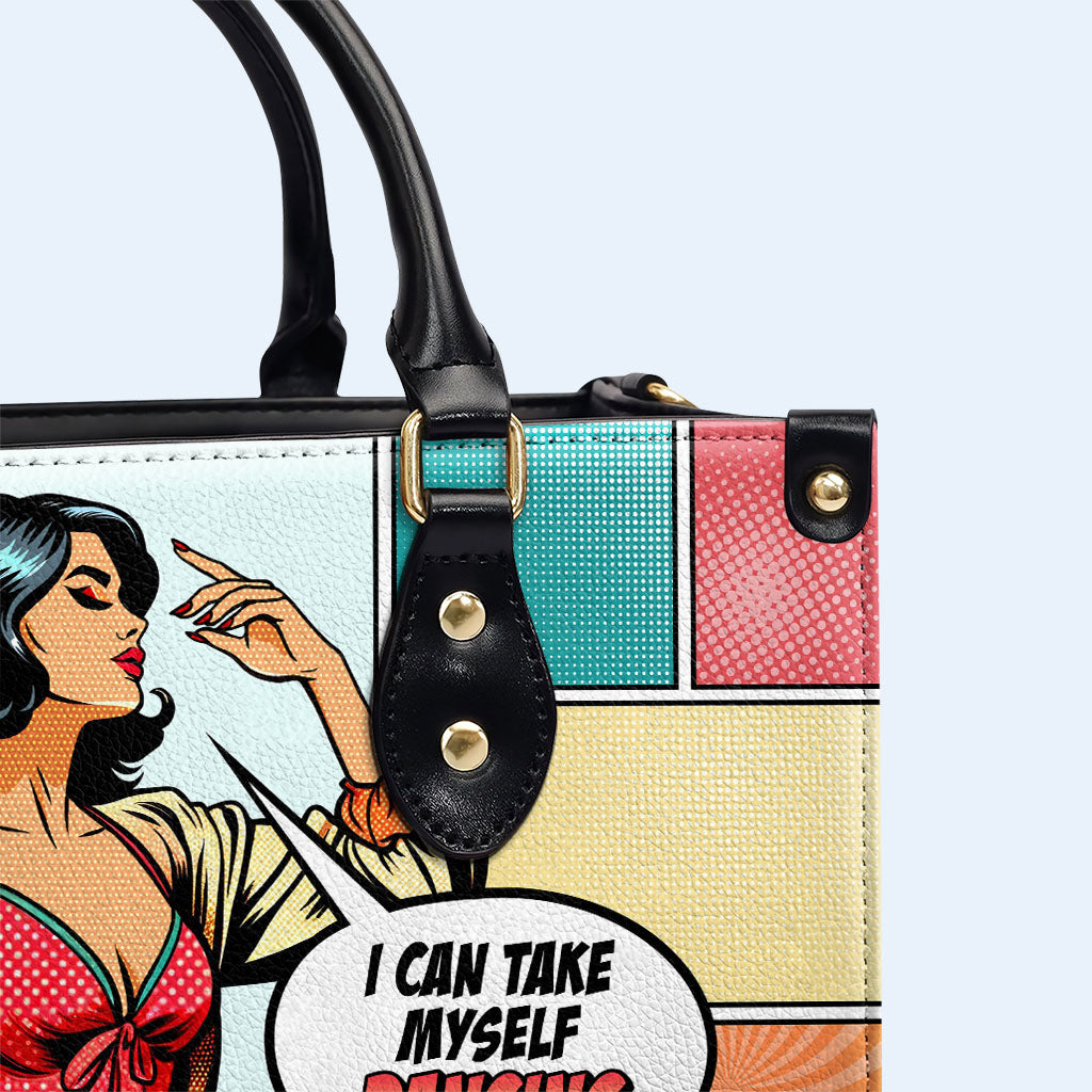 Je peux m'emmener danser - Sac à main en cuir personnalisé - DB23