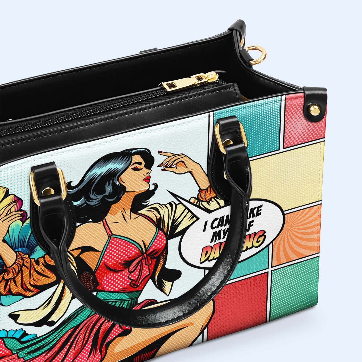 Je peux m'emmener danser - Sac à main en cuir personnalisé - DB23