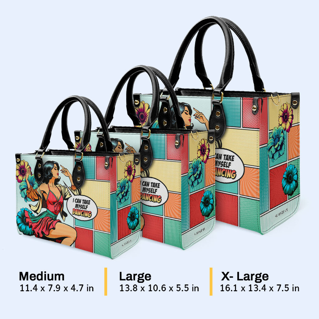 Je peux m'emmener danser - Sac à main en cuir personnalisé - DB23