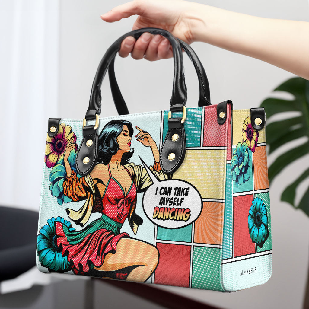 Je peux m'emmener danser - Sac à main en cuir personnalisé - DB23