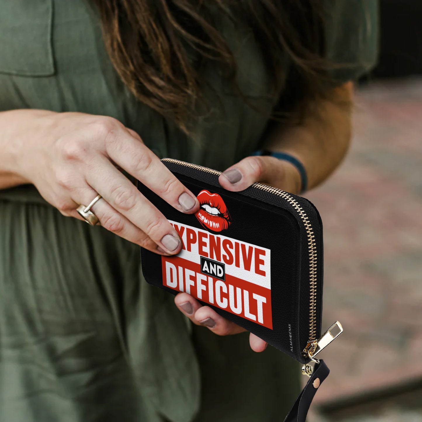 Portefeuille en cuir pour femme, coûteux et difficile à utiliser – DB30WL