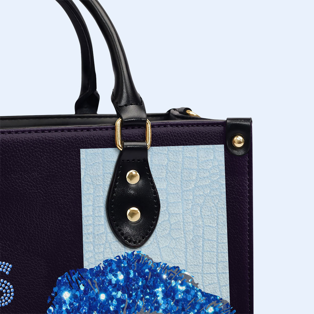 Es lo que es - Bolso de mano de cuero personalizado - DB33
