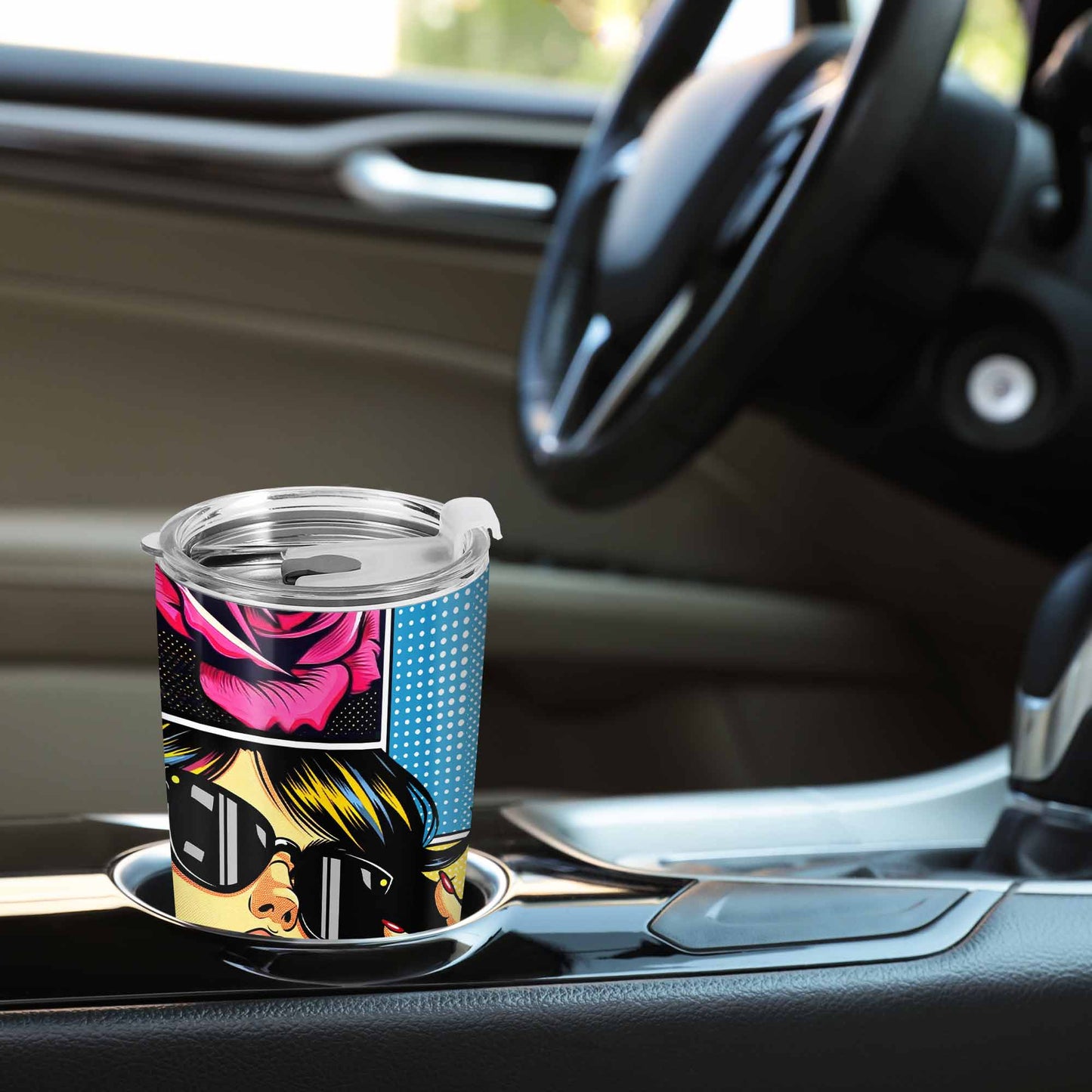 No hay nada básico en mí - Vaso de acero inoxidable personalizado de 20 oz y 30 oz - DB35TB