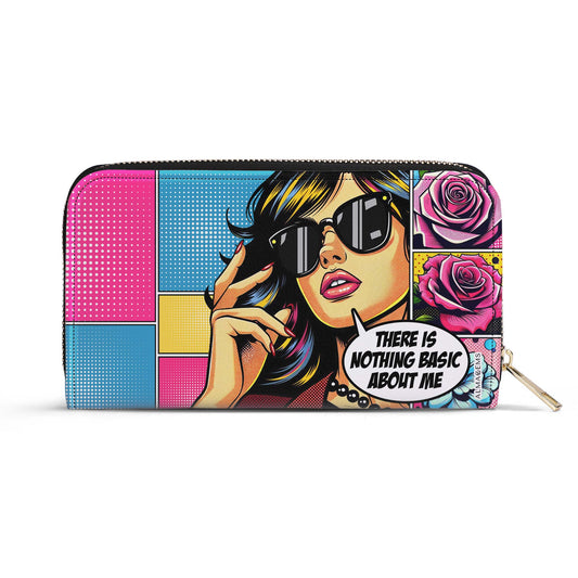 Je n'ai rien de basique - Portefeuille en cuir pour femme - DB35WL