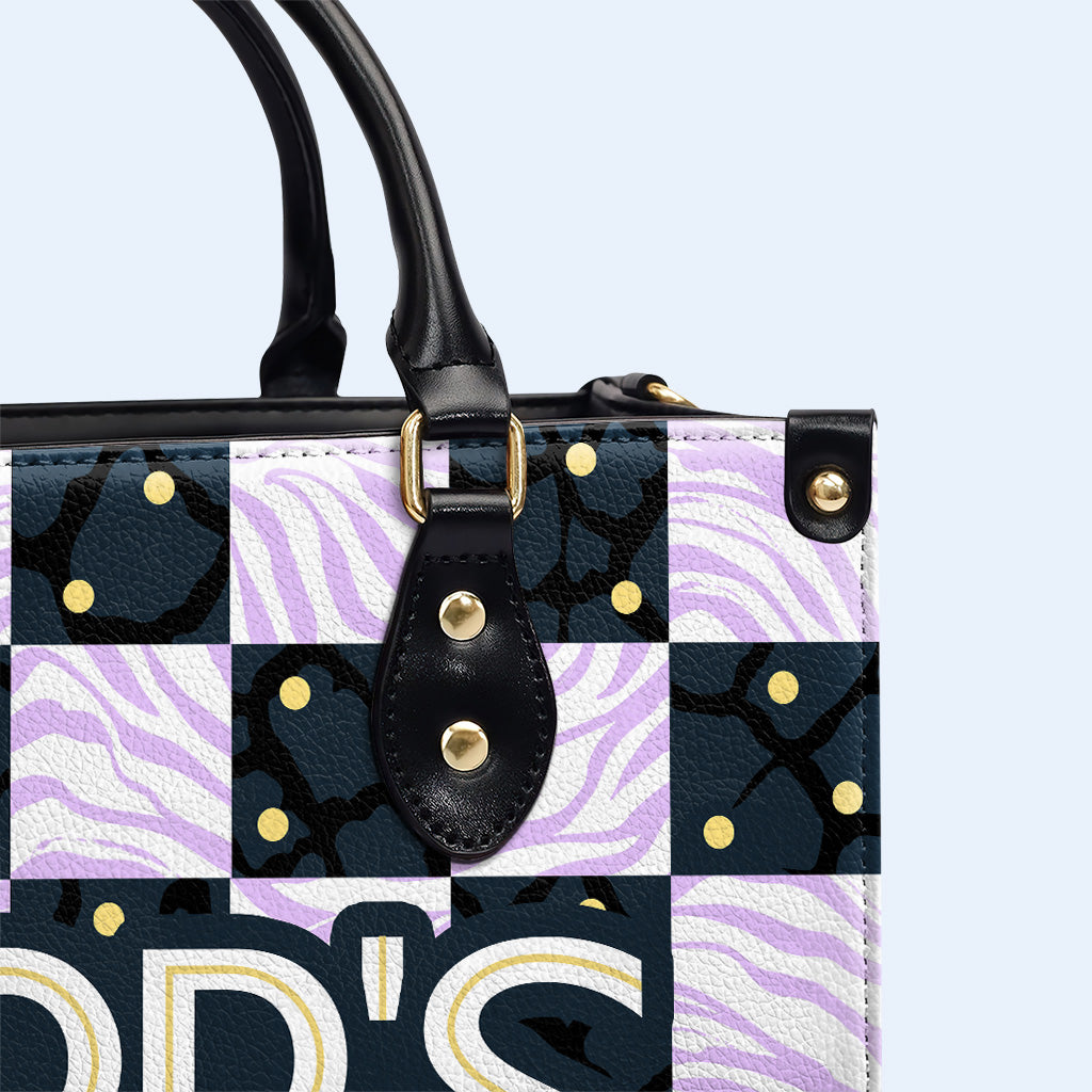 Chef-d'œuvre de Dieu - Sac à main en cuir personnalisé - DB36