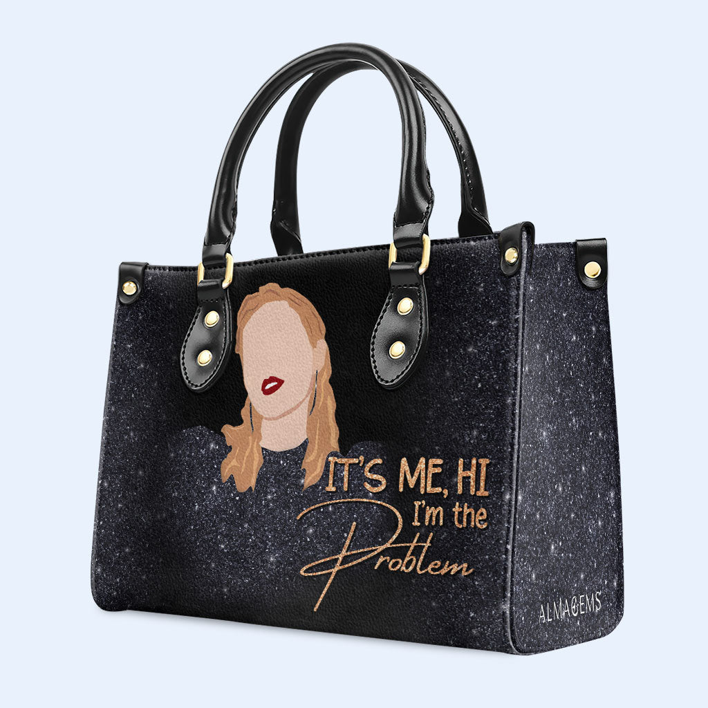 Soy el problema - Bolso de mano de cuero personalizado - DB37