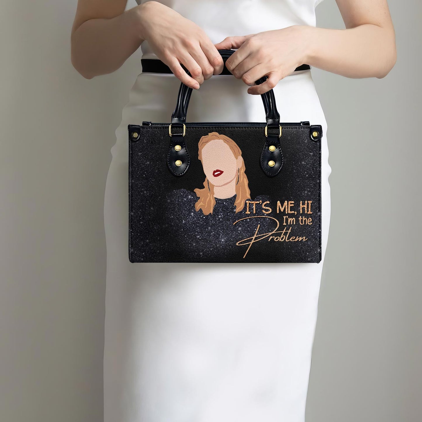 Soy el problema - Bolso de mano de cuero personalizado - DB37