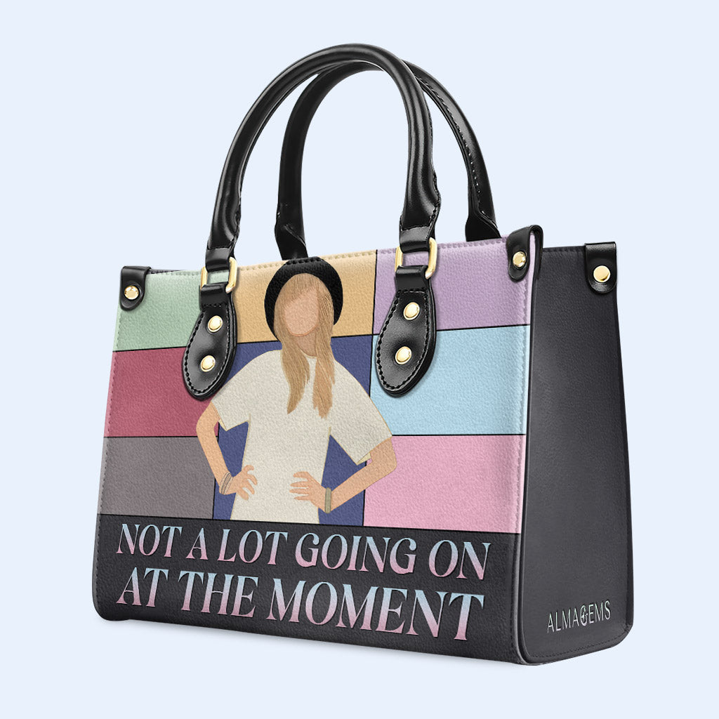 No hay mucho que hacer en este momento - Bolso de mano de cuero personalizado - DB38