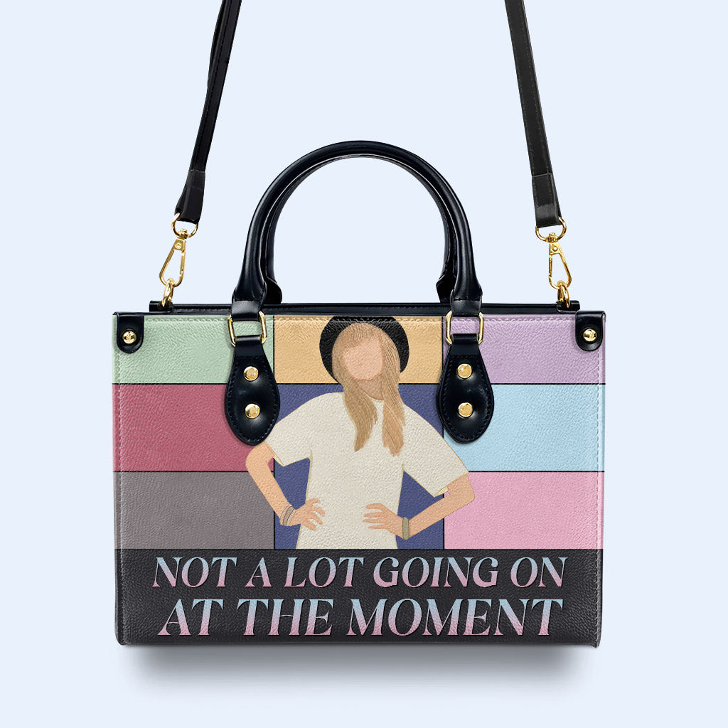 No hay mucho que hacer en este momento - Bolso de mano de cuero personalizado - DB38