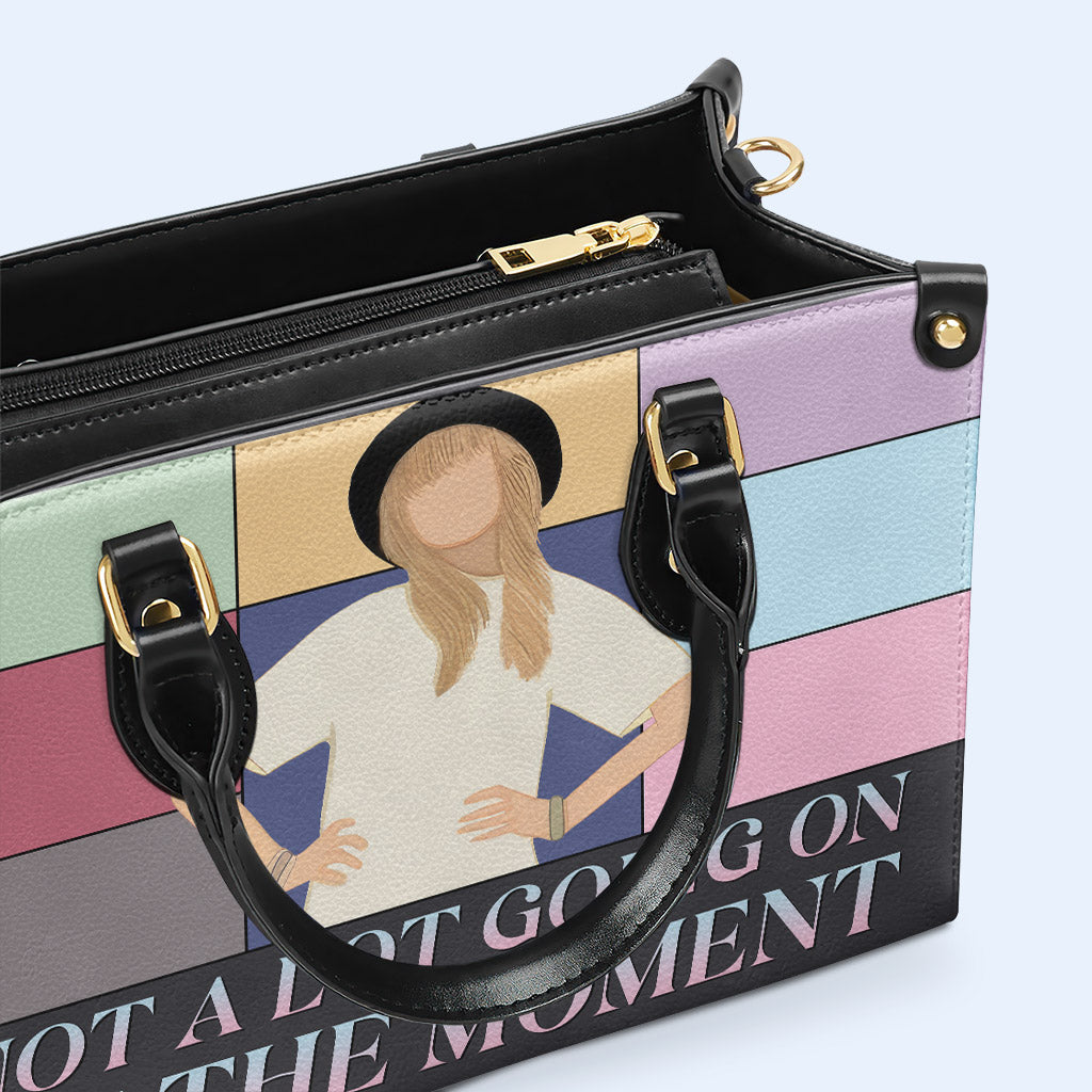 No hay mucho que hacer en este momento - Bolso de mano de cuero personalizado - DB38