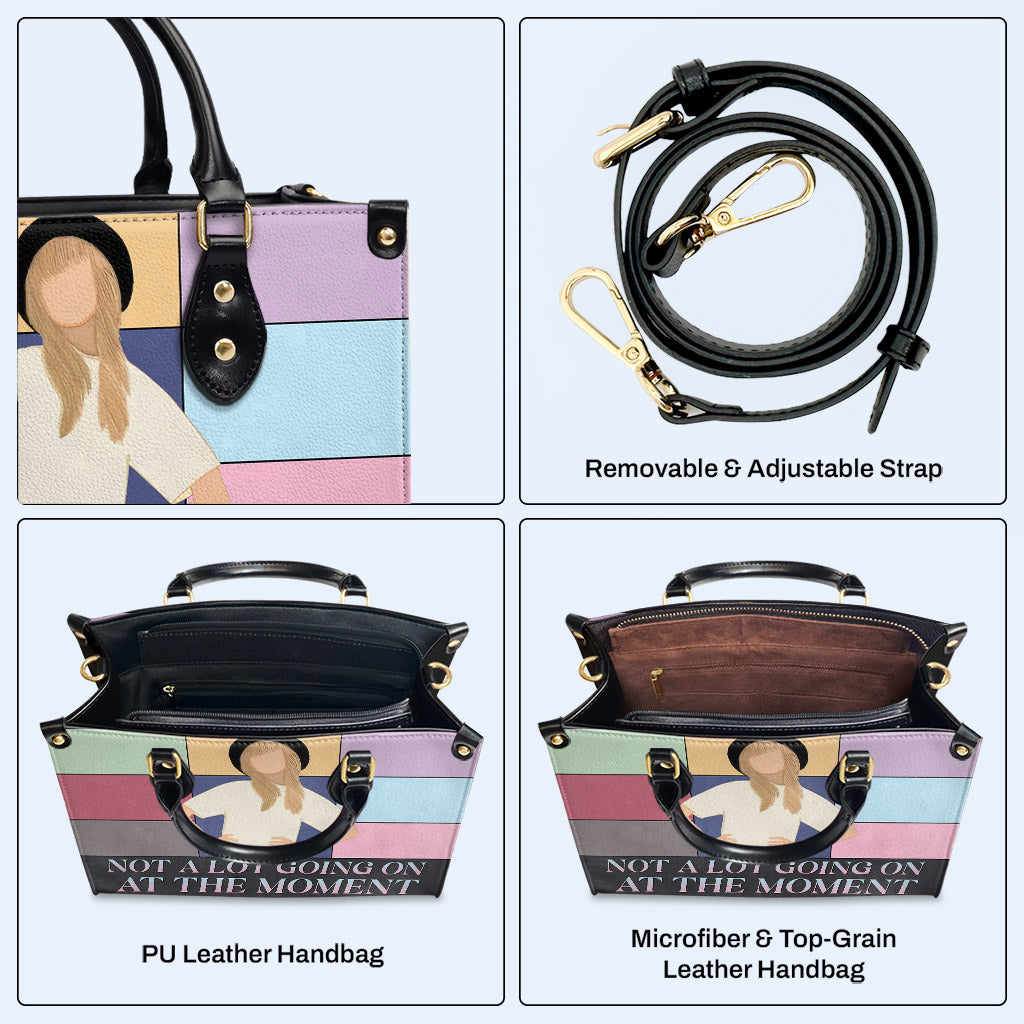 No hay mucho que hacer en este momento - Bolso de mano de cuero personalizado - DB38