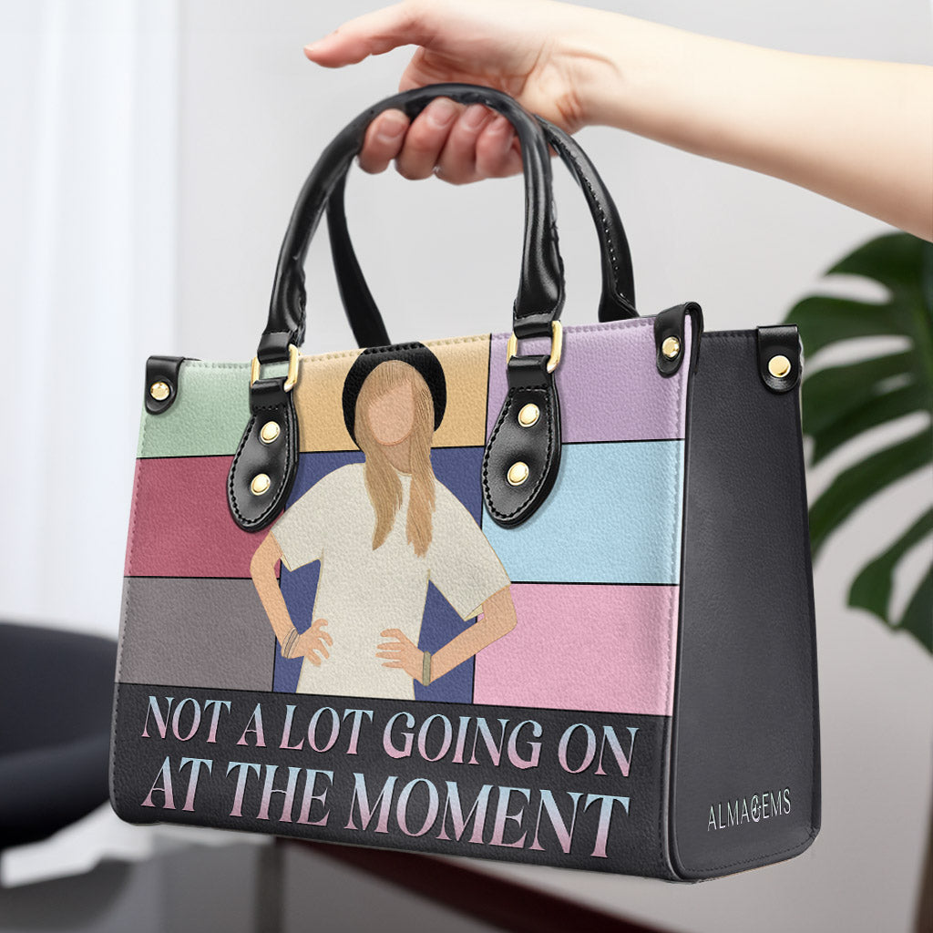 No hay mucho que hacer en este momento - Bolso de mano de cuero personalizado - DB38