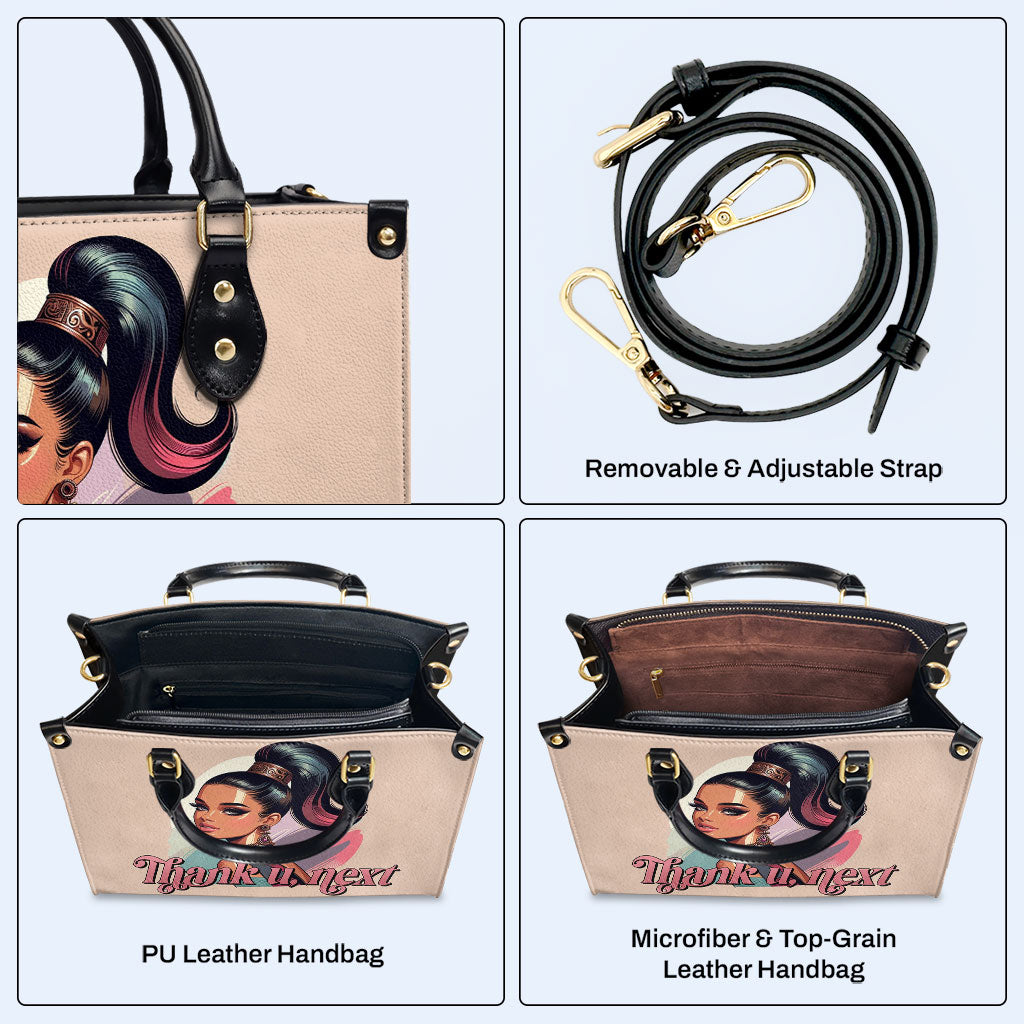 Merci, au suivant - Sac à main en cuir personnalisé - DB39