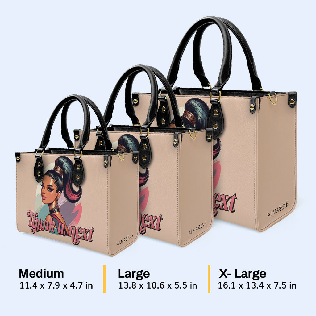 Merci, au suivant - Sac à main en cuir personnalisé - DB39