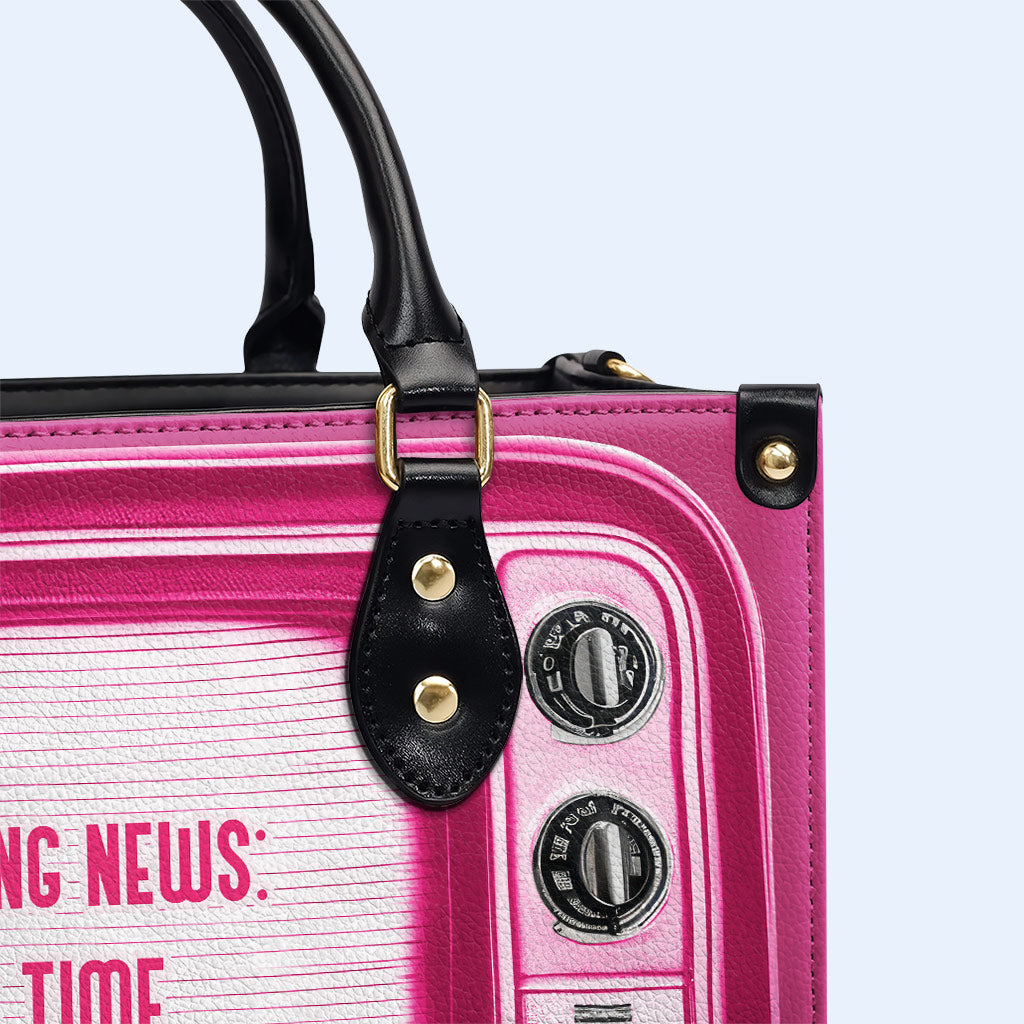 Il est temps de s'aimer soi-même - Sac à main en cuir personnalisé - DB64