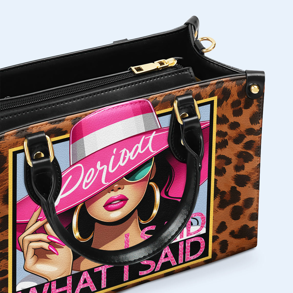J'ai dit ce que j'ai dit, Periodt - Sac à main en cuir personnalisé - DB66