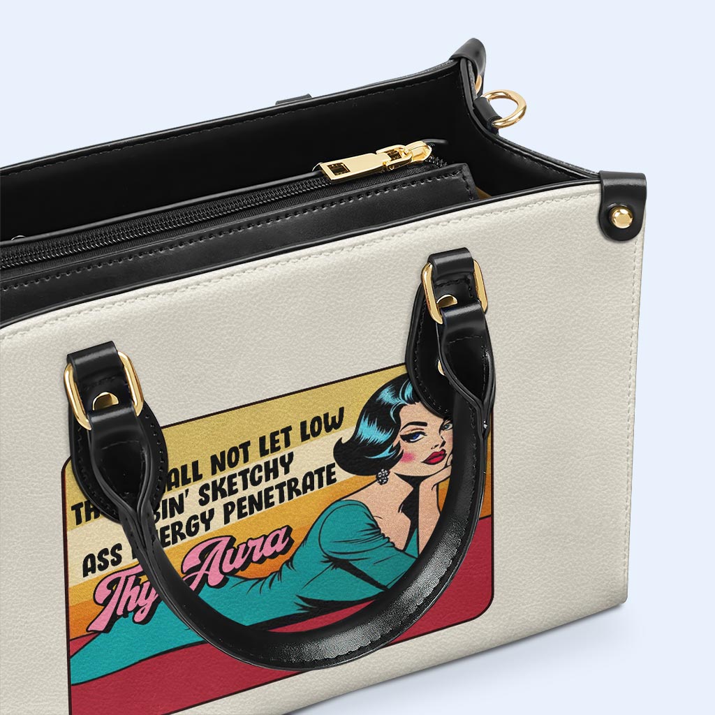 Thy Aura - Personalized Custom Leather Handbag - DB69