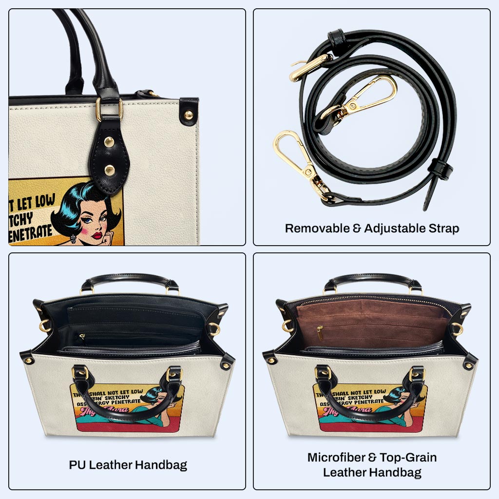 Thy Aura - Personalized Custom Leather Handbag - DB69