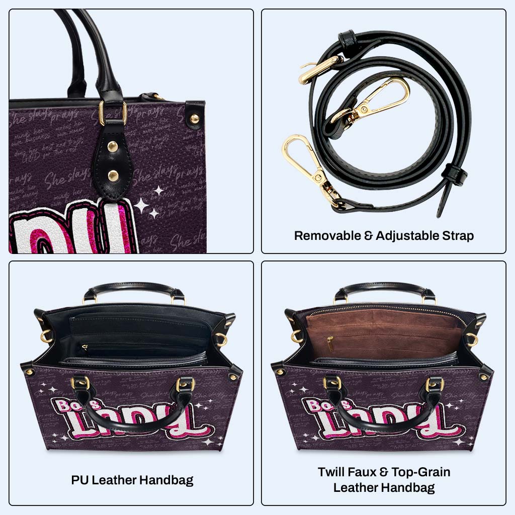 Boss Lady - Sac à main en cuir personnalisé - DB70