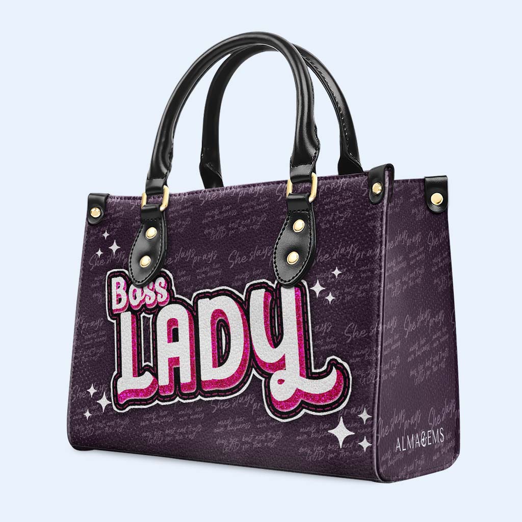 Boss Lady - Sac à main en cuir personnalisé - DB70