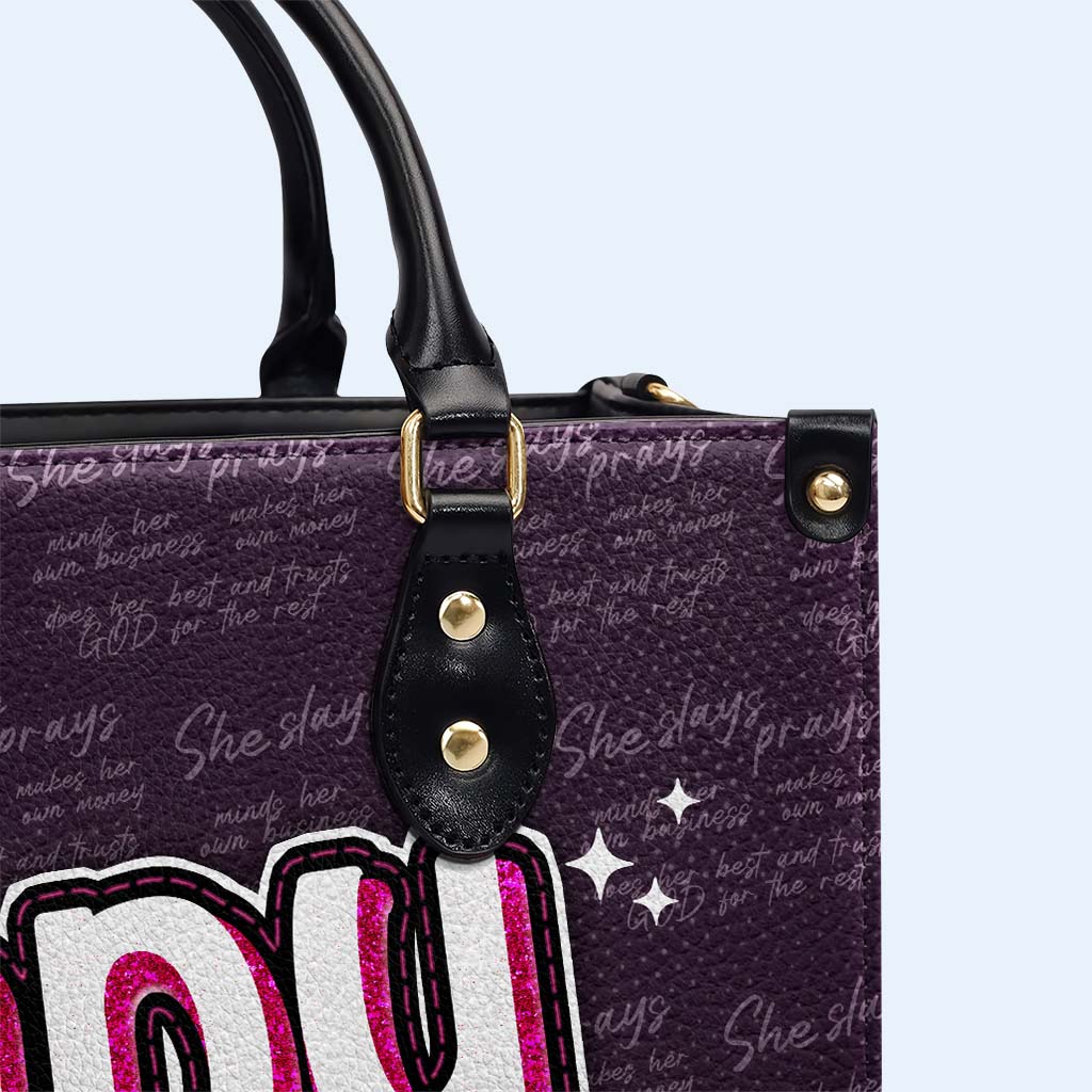 Boss Lady - Sac à main en cuir personnalisé - DB70