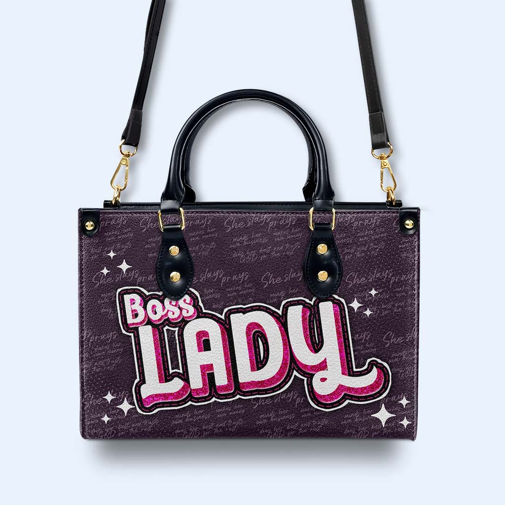 Boss Lady - Sac à main en cuir personnalisé - DB70