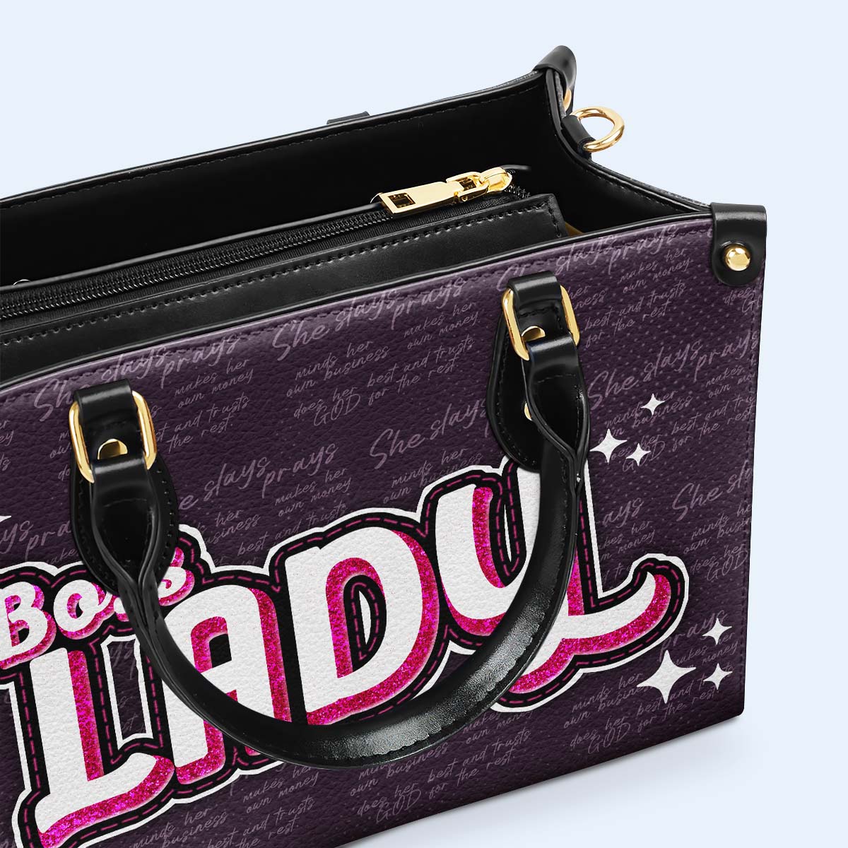 Boss Lady - Sac à main en cuir personnalisé - DB70