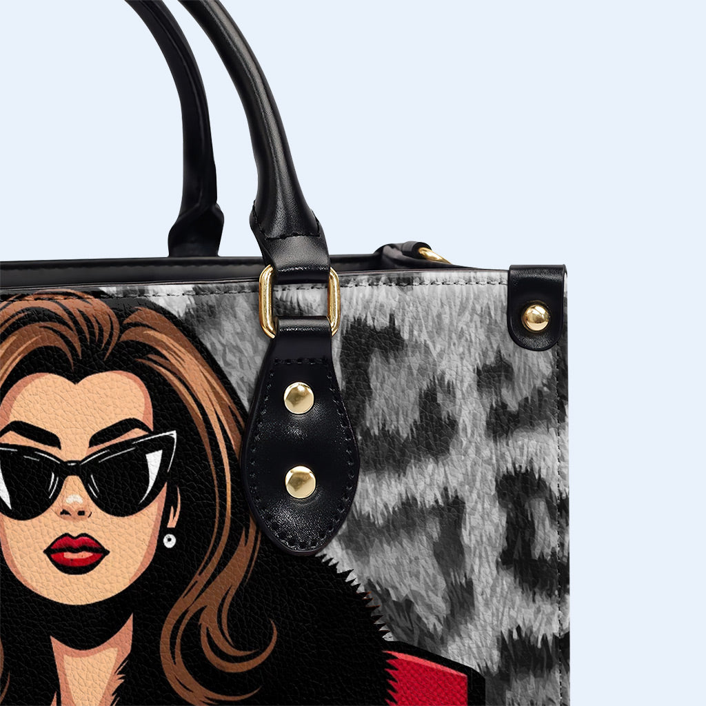 Mieux vaut tard que moche - Sac à main en cuir personnalisé - DB71