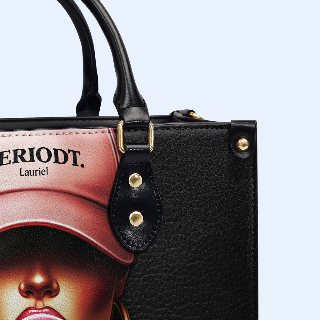 Periodt - Noir - Sac à main en cuir personnalisé - DB73