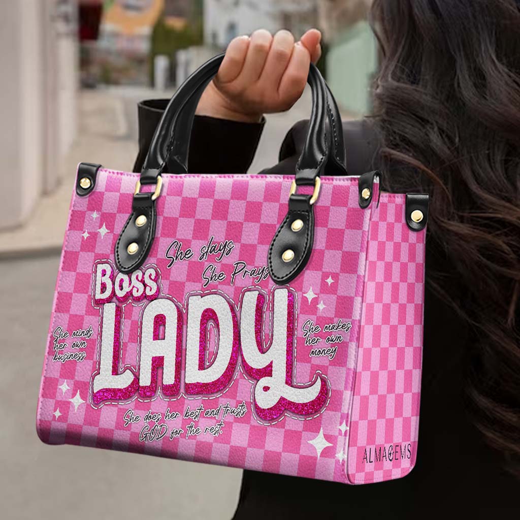 Boss Lady - Sac à main en cuir personnalisé - DB76