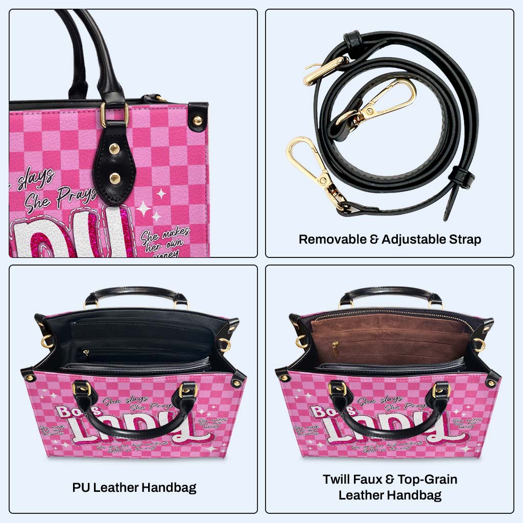 Boss Lady - Sac à main en cuir personnalisé - DB76