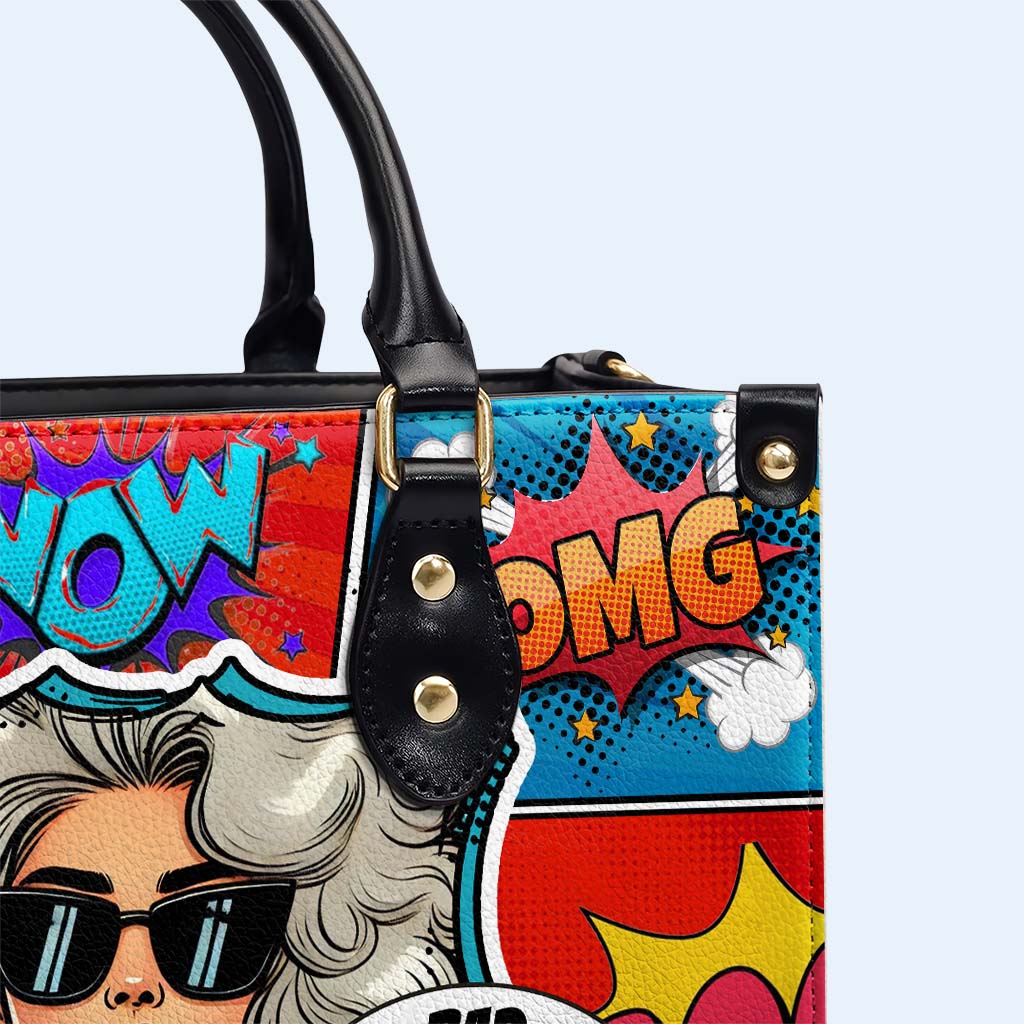 Mauvaise influence, mais super amusant ! - Sac à main en cuir personnalisé - DB87