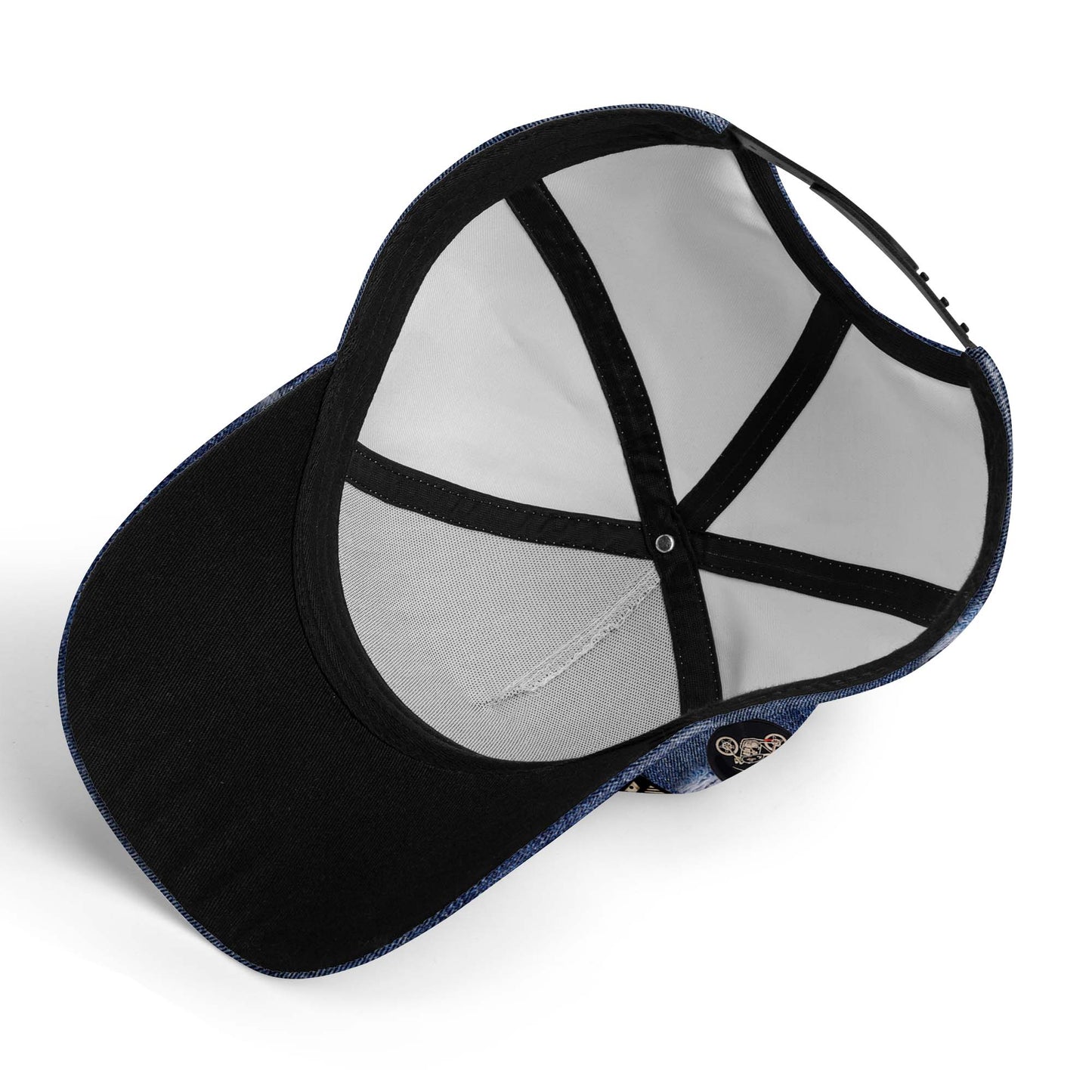 Gorra de béisbol personalizada con estampado completo, fabricada en el original, sin restaurar, con algunas piezas aún en su interior - DG025_BAC