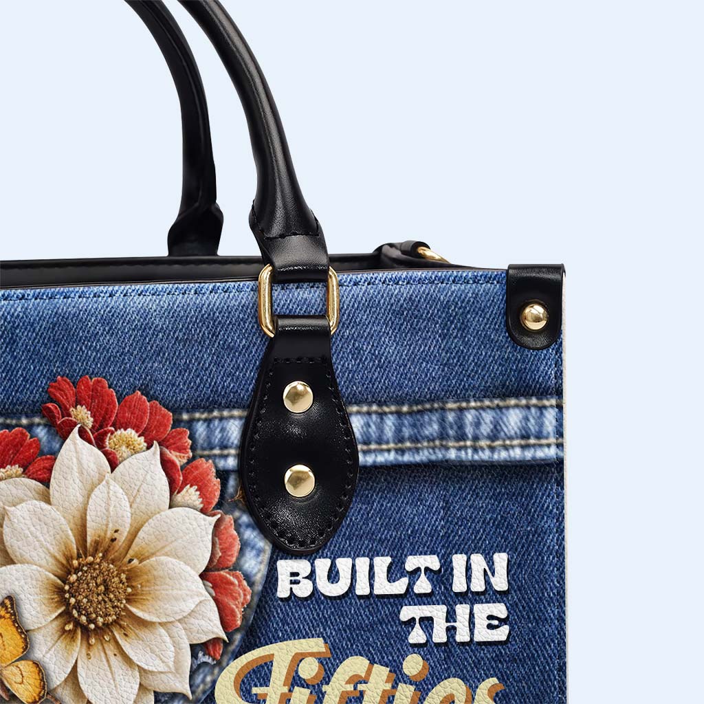 Sac à main en cuir personnalisé, d'origine non restaurée, avec quelques pièces encore présentes - DG025_HB