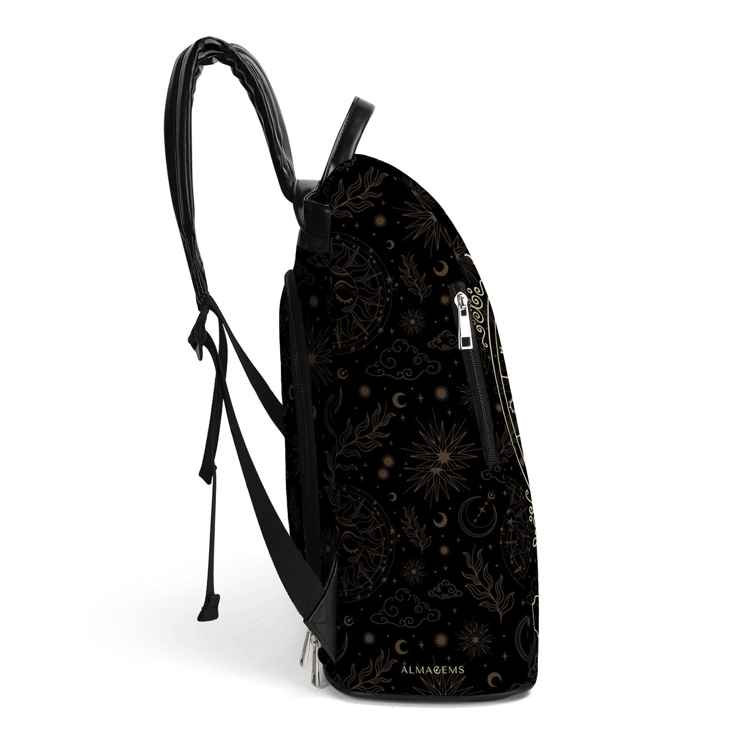 Mochila de cuero personalizada de la Reina del Zodíaco - DG048_BP
