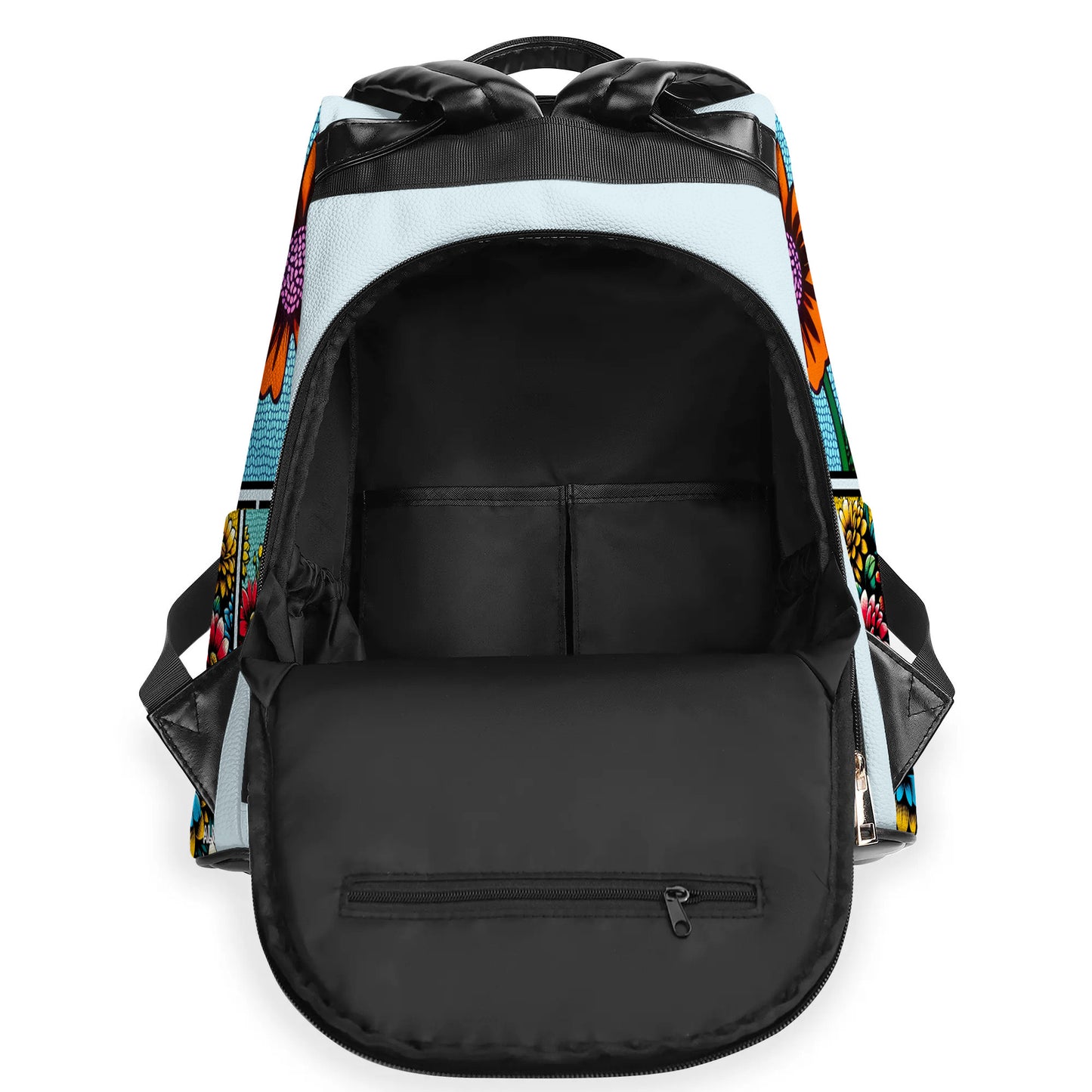 Je peux m'acheter des fleurs - Sac à dos en cuir personnalisé - DG049_BP