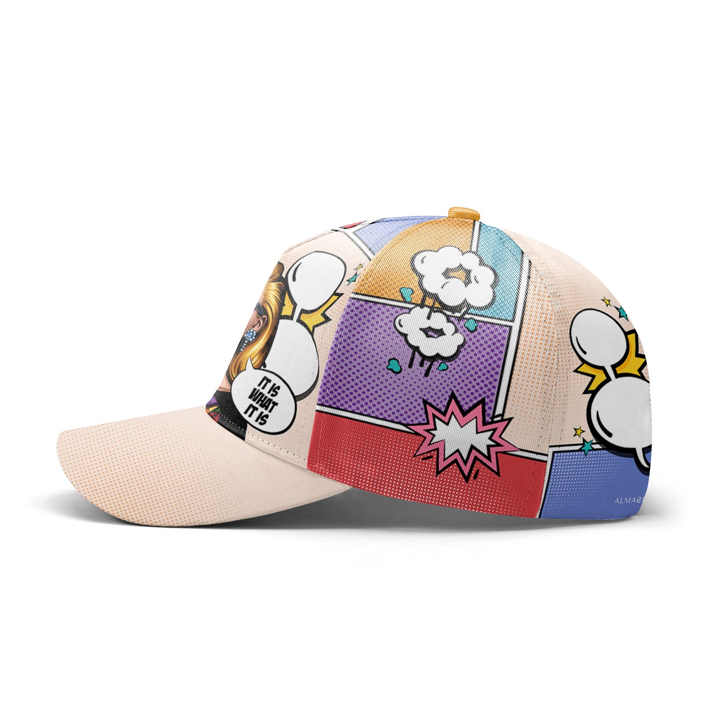 C'est ce que c'est - Casquette de baseball personnalisée, imprimé intégral - DG050_BAC