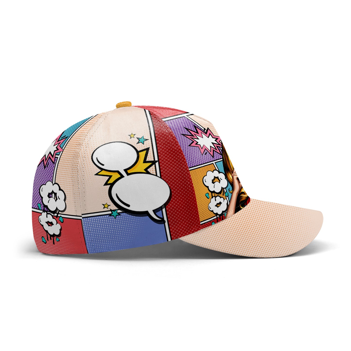 C'est ce que c'est - Casquette de baseball personnalisée, imprimé intégral - DG050_BAC