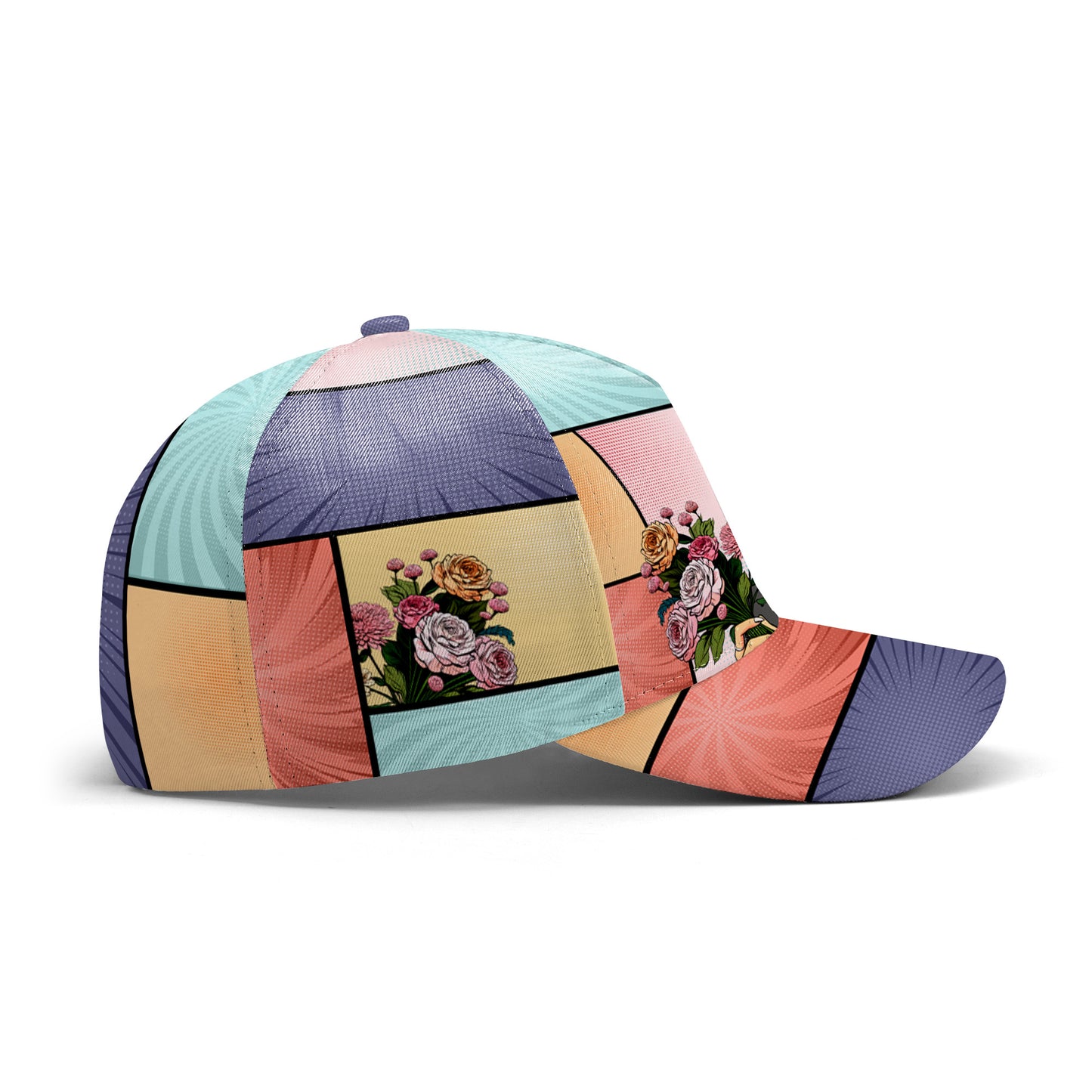 Je crois que j'aime cette petite vie - Casquette de baseball personnalisée, imprimé sur toute la surface - DG060_BAC