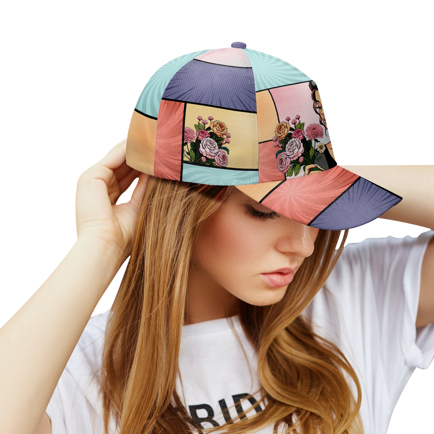 Je crois que j'aime cette petite vie - Casquette de baseball personnalisée, imprimé sur toute la surface - DG060_BAC
