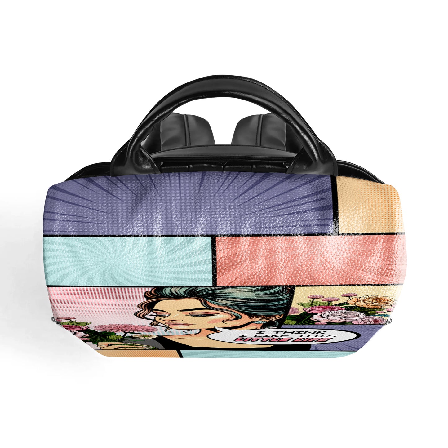 Je crois que j'aime cette petite vie - Sac à dos en cuir personnalisé - DG060_BP