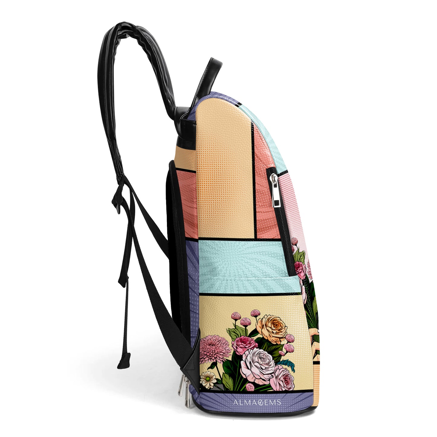 Je crois que j'aime cette petite vie - Sac à dos en cuir personnalisé - DG060_BP