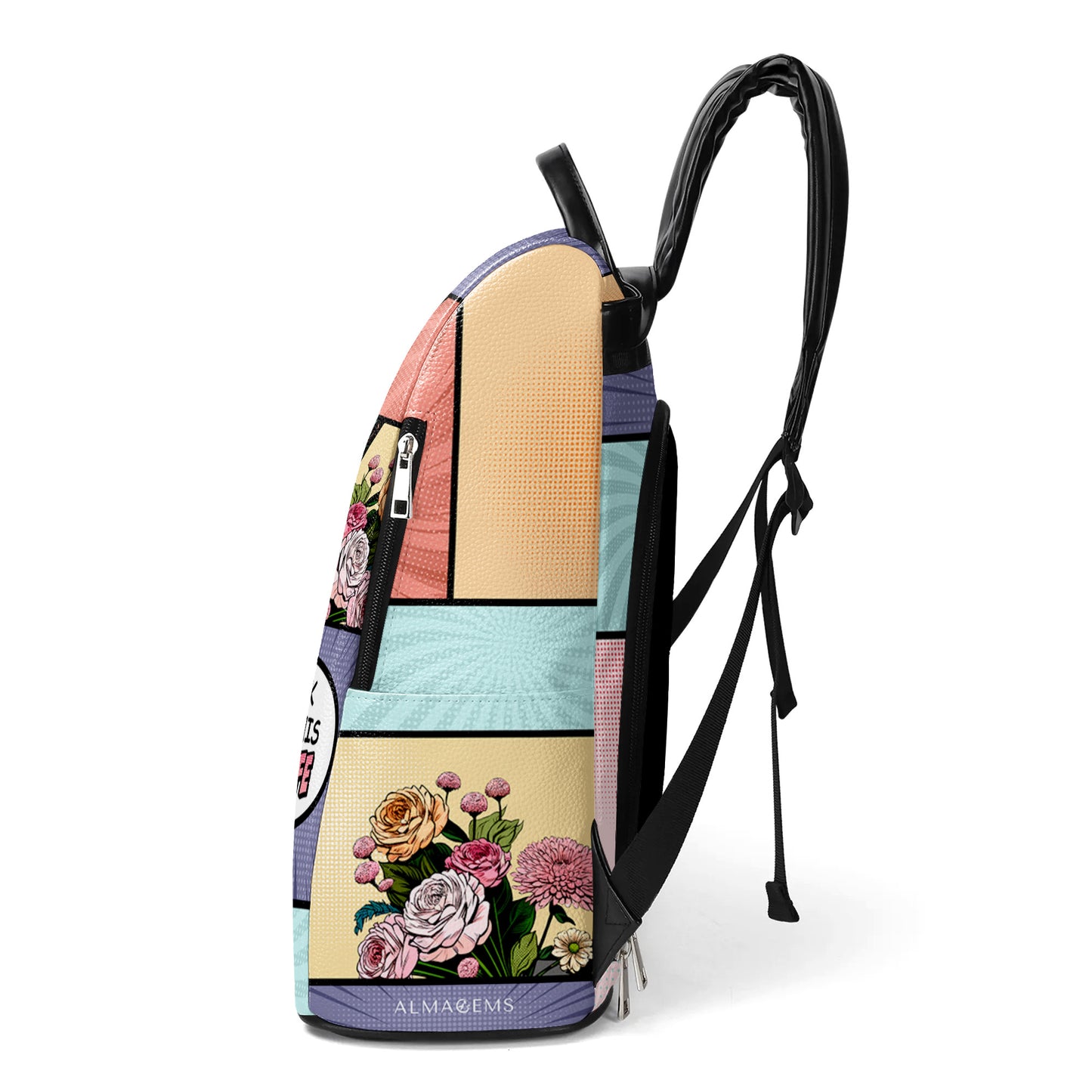 Je crois que j'aime cette petite vie - Sac à dos en cuir personnalisé - DG060_BP