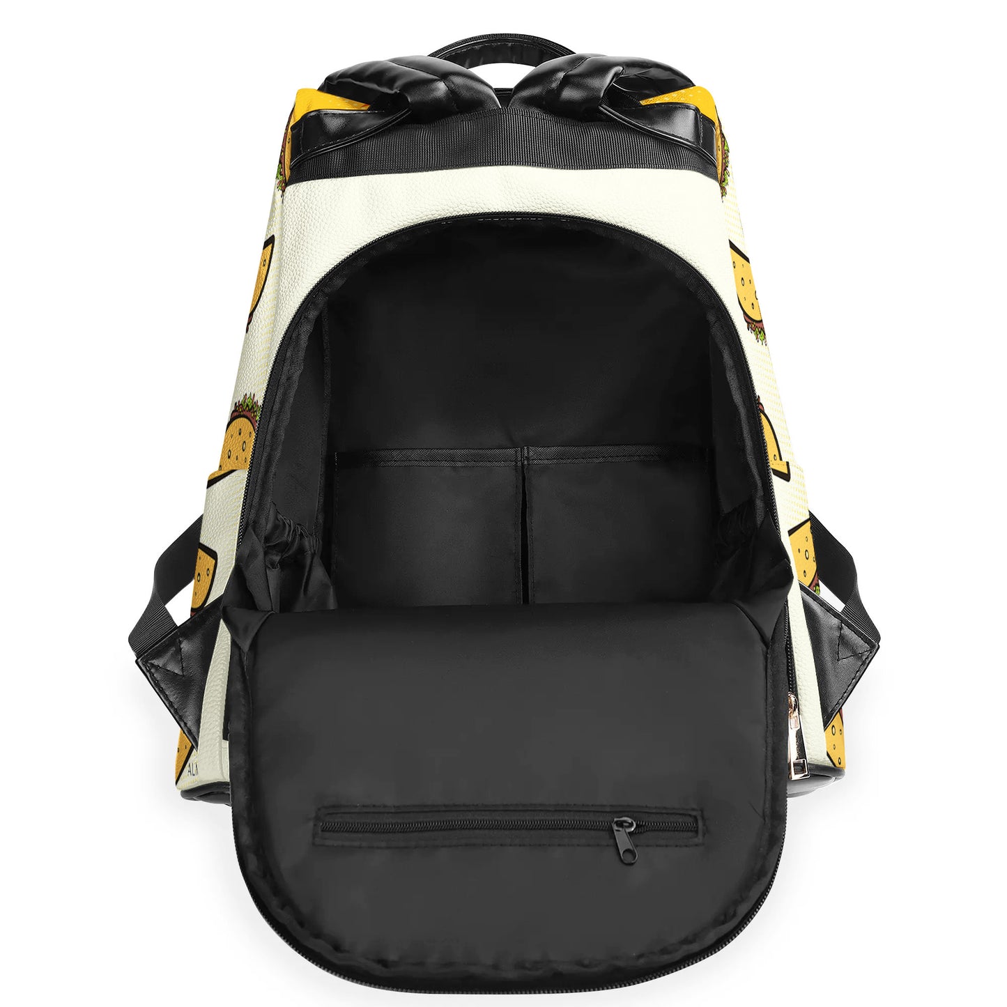 Puedo comprarme tacos - Mochila de cuero personalizada - DG061_BP