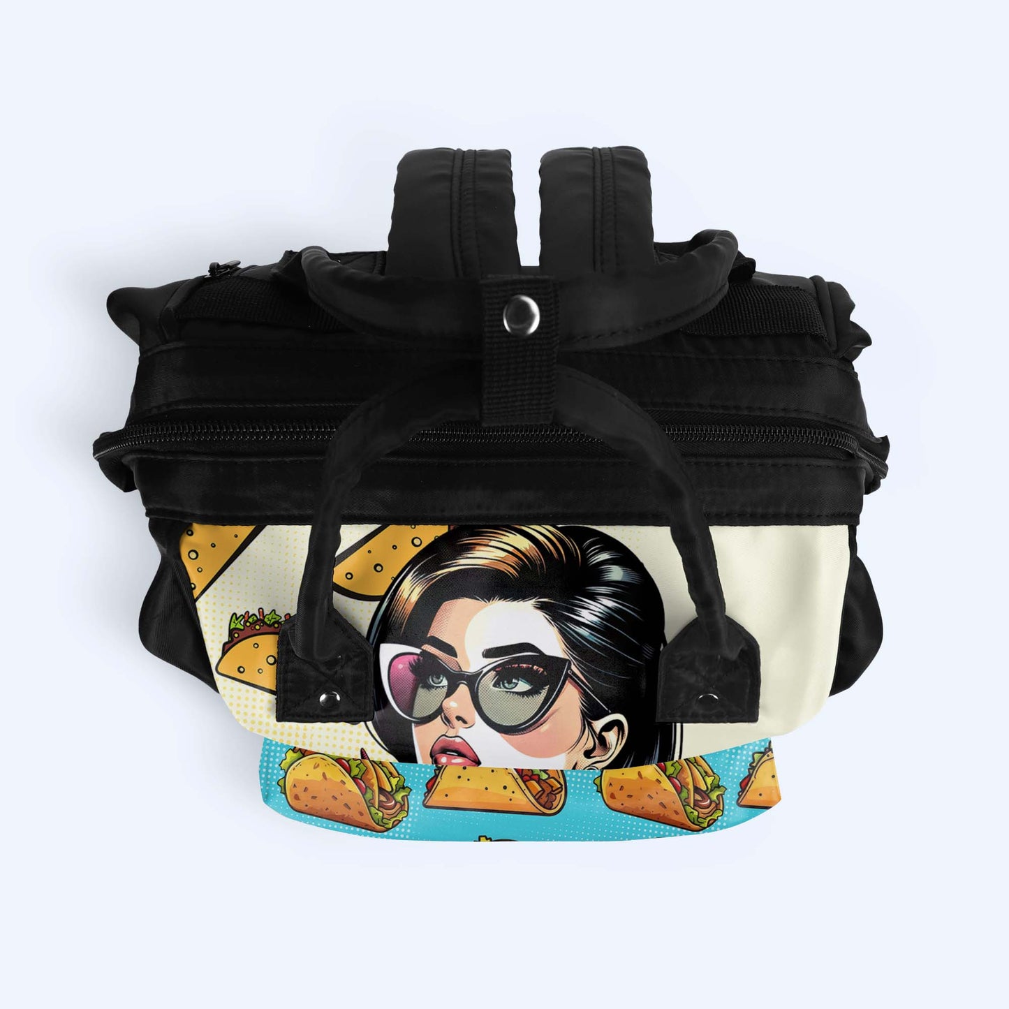 Je peux m'acheter des tacos - Sac à dos de voyage personnalisé en forme de bec de canard - DG061_DKB