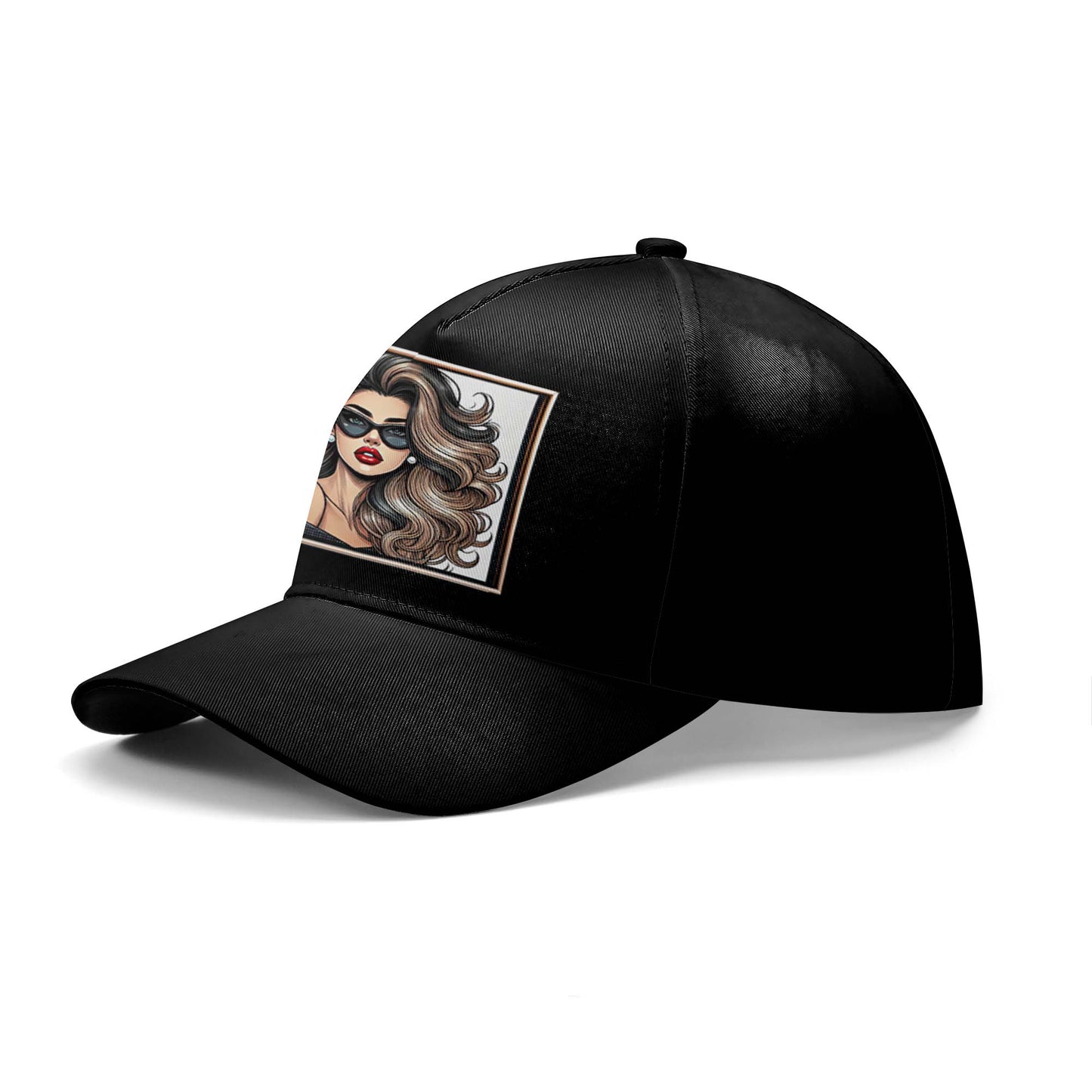 Personnalisez votre casquette avec un texte et des illustrations personnalisés - Casquette de baseball personnalisée, imprimée sur toute la surface - DG064_BAC
